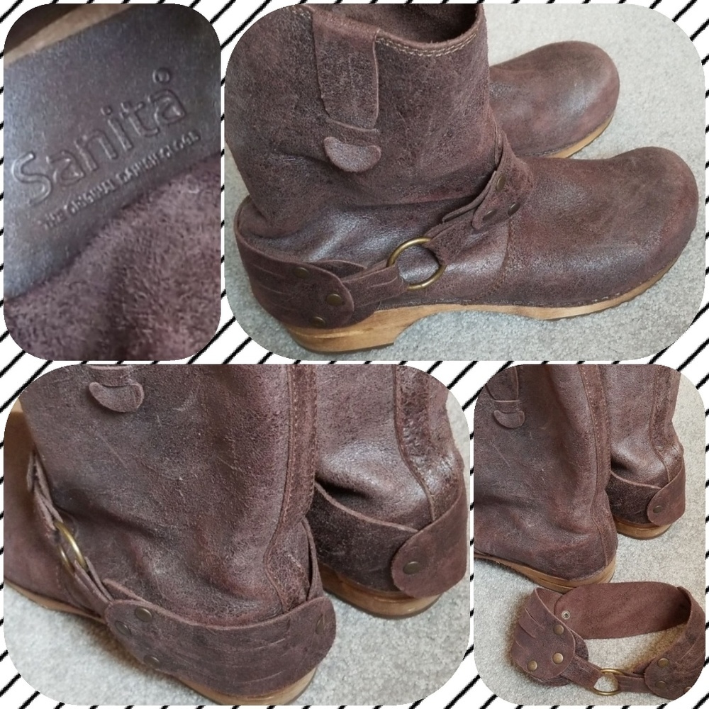 Sanita
'Mohawk' Danish Clog Boots wood brown 41
